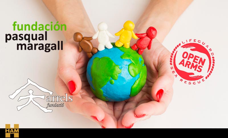 HAM Group helps Open Arms, Arrels Fundació and the Pasqual Maragall Foundation with their Solidarity Donations Program