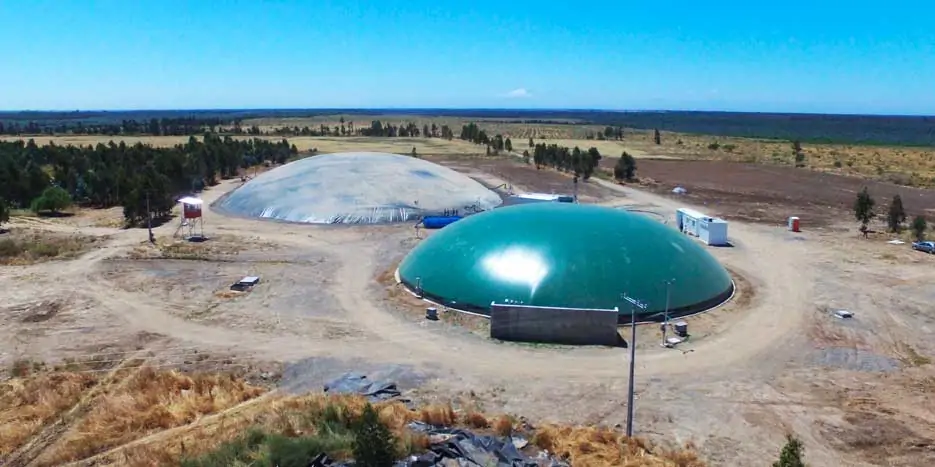 Projecte biometà a Ñuble, Xile, desenvolupat per Grup HAM i HAM Chile