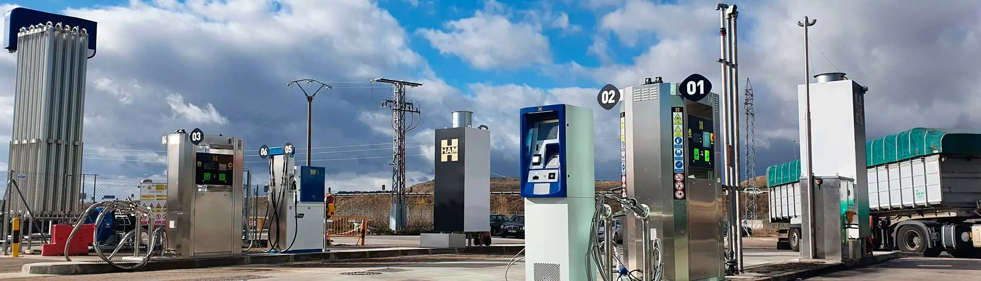 LNG service stations | HAM Group HAM Group LNG service stations in Spain and the rest of Europe. Consult map of liquefied natural gas service stations