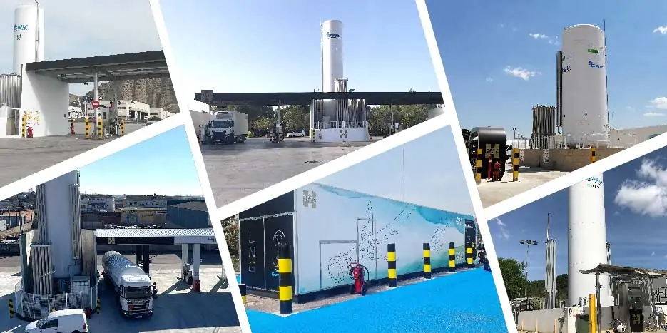 LNG service stations | HAM Group Map LNG HAM service stations in Spain and the rest of Europe. Consult map