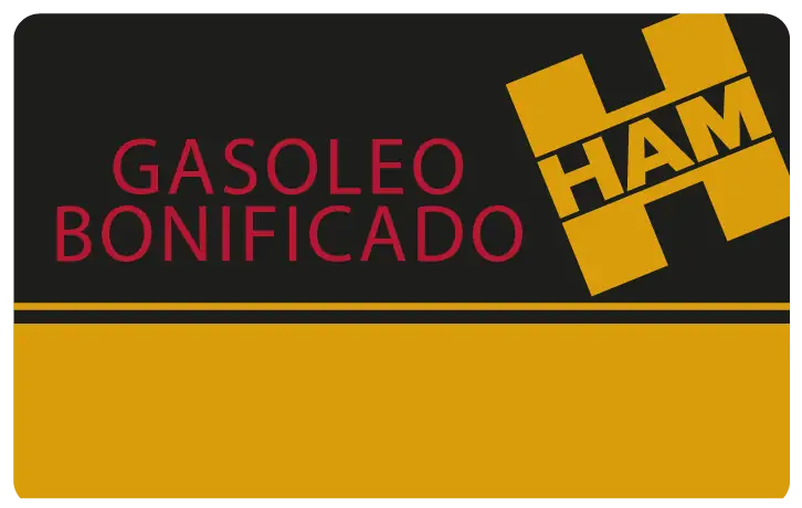La tarjeta Grupo HAM de Gasóleo Bonificado está pensada para empresas y autónomos que repostan gasóleo bonificado para usar como carburante o combustible