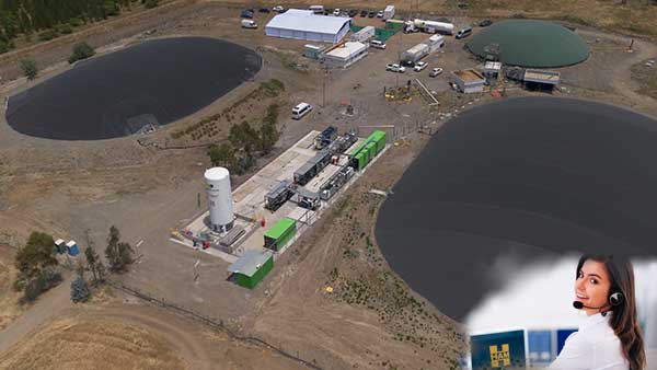 Biomethane project developed by HAM Group and HAM Chile. Contact now for more information