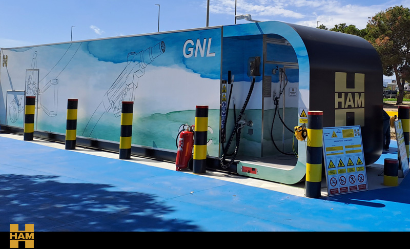 HAM inaugurates the refuelling station Área de Servicio Baix Ebre EDUX GNL - GNC, located in Tarragona, AP-7, km 317, northbound