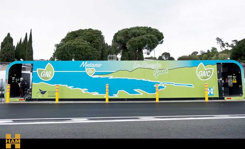 HAM inaugurates EDUX LNG - CNG refuelling station in the Port of La Spezia