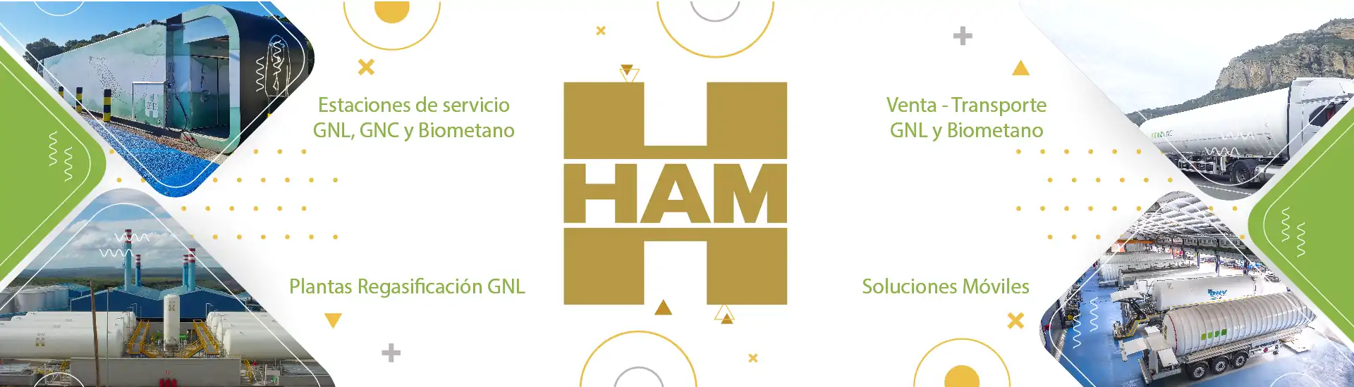GNL, GNC y Biometano vehicular e industrial | Grupo HAM Grupo HAM, líderes en el servicio integral de GNL, GNC y Biometano vehicular e industrial